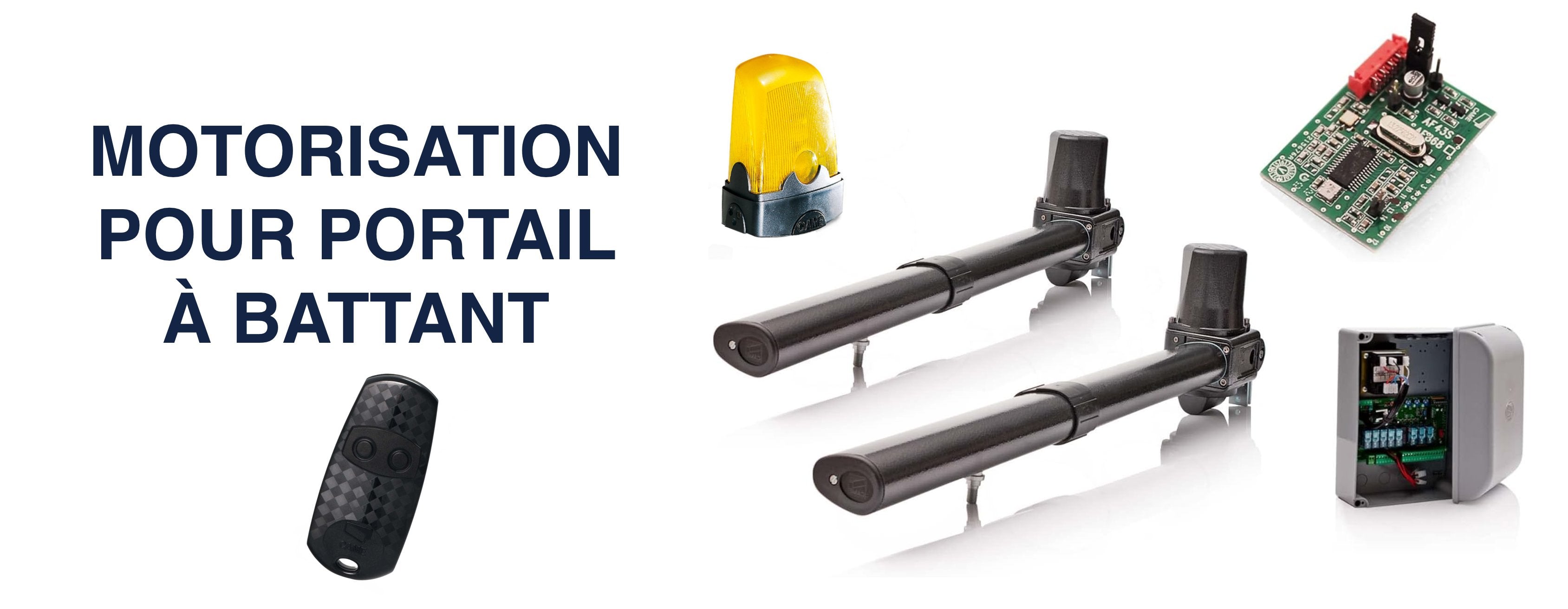 Motorisation pour portail à battant